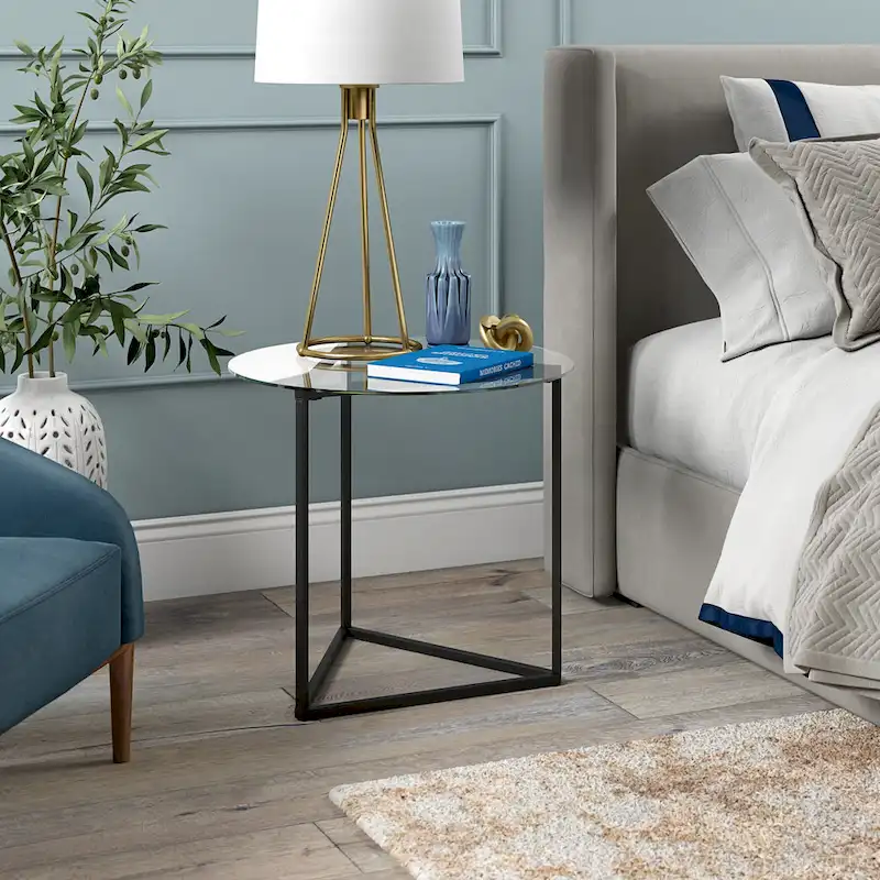 24 Wide Round Side Table - 24 Wide