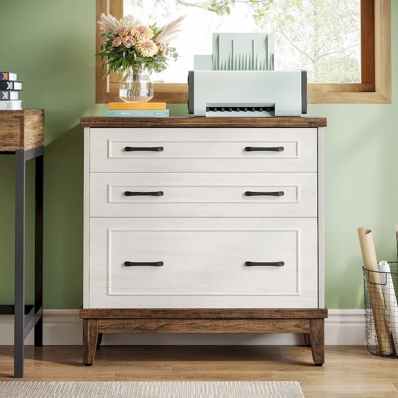 Lateral 3-Drawer File Cabinet for A4 Size