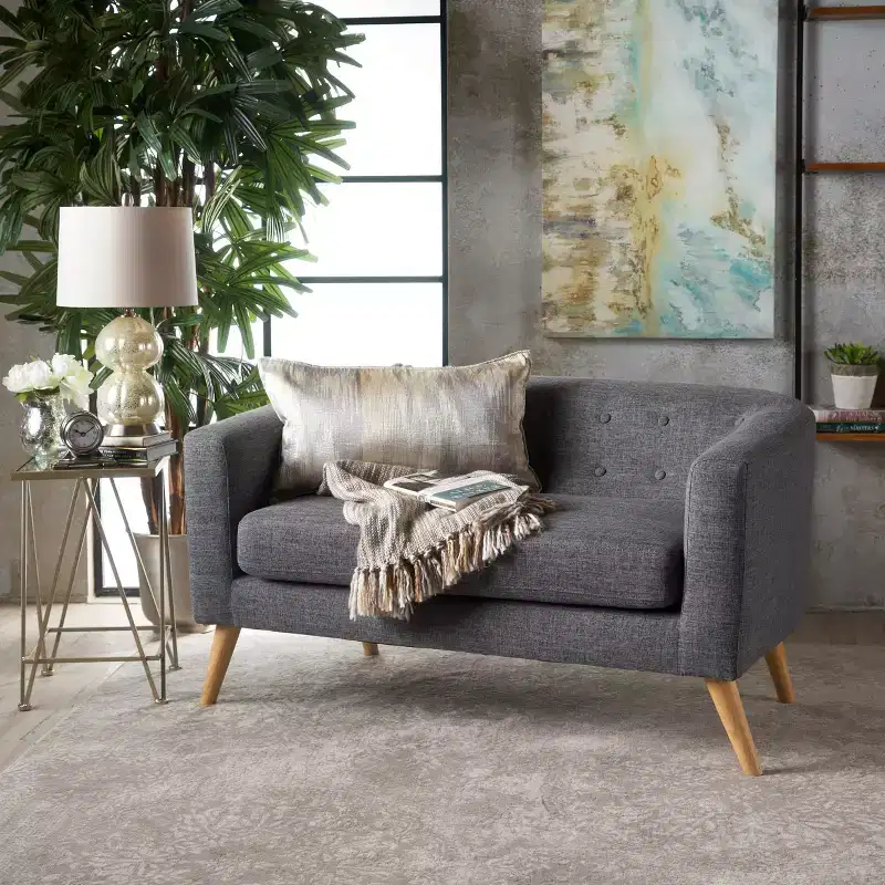 Bridie Mid-Century Loveseat - Christopher Knight Home