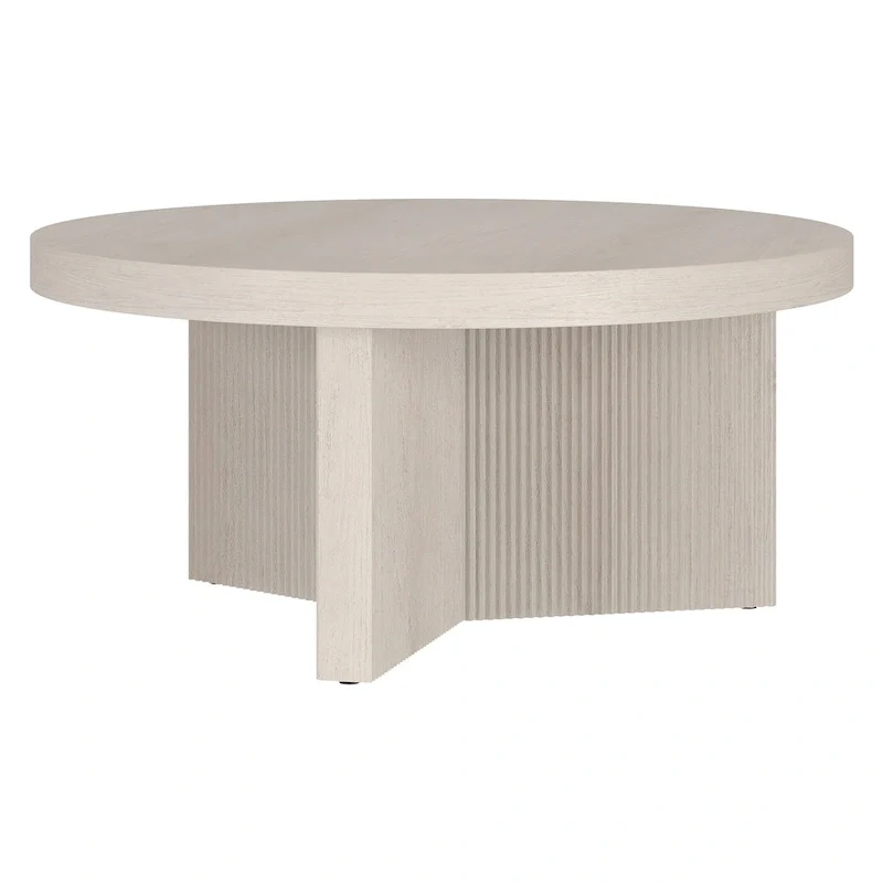 Holm 32  Wide Round Coffee Table - 32  Wide