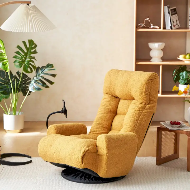 Swivel Leisure Chair with Adjustable Head and Waist