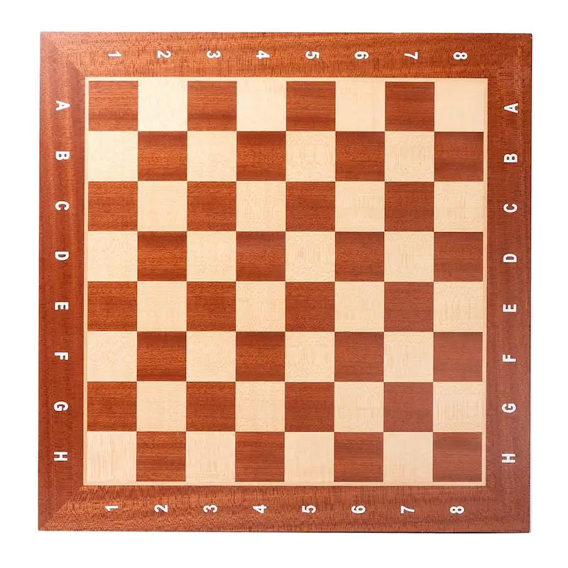 GSE 19x19 Wooden Inlaid Chessboard, Professional Staunton Tournament Chess Board with 2 Square