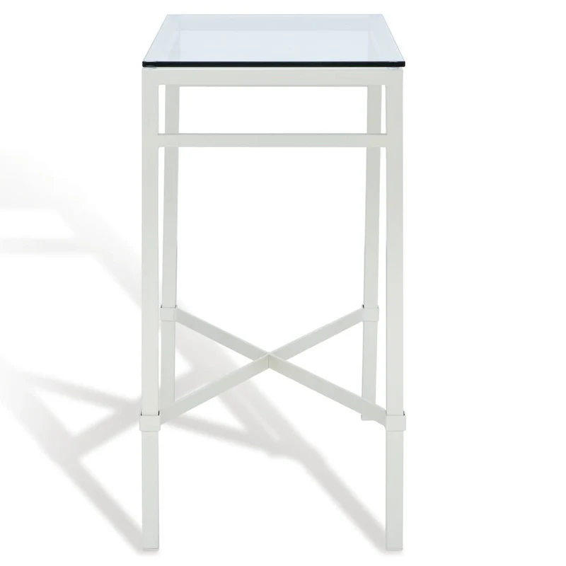 SAFAVIEH Couture Vallie Side Table - 22 W x 13 D x 25 H - 22Wx13Dx25H