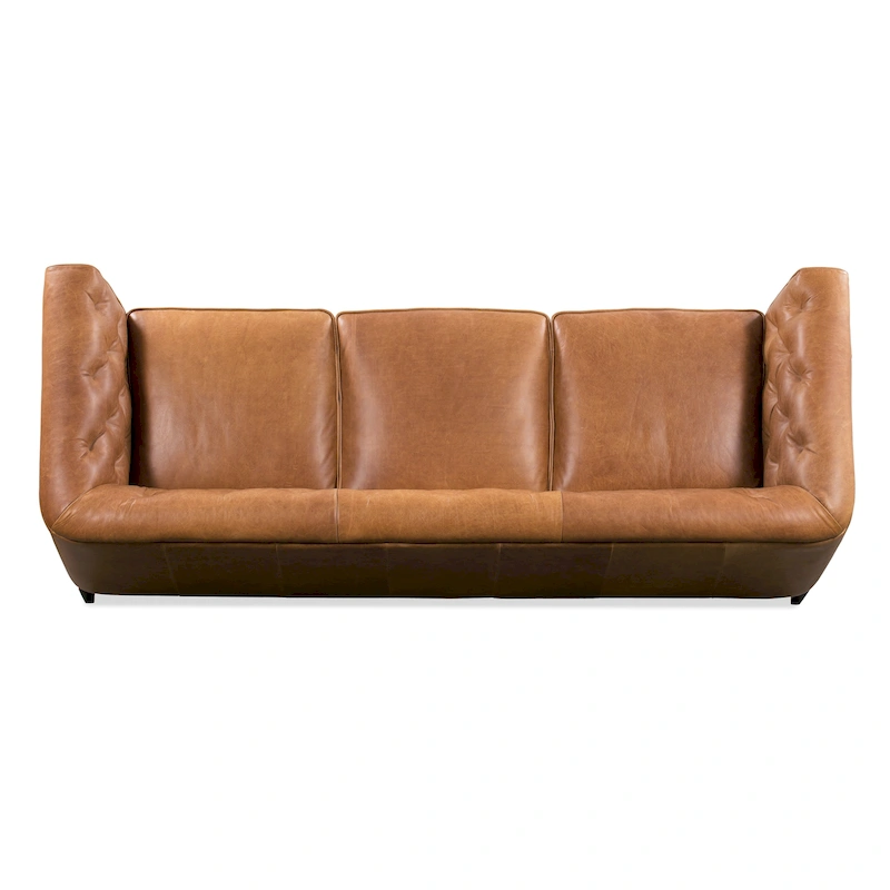 Poly & Bark Essex 89 Sofa - Full Grain Genuine Italian Leather