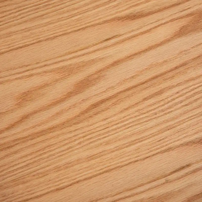 SEI Furniture Vaquero Mid Century Modern Round Wood Grain Two Tier Coffee Table