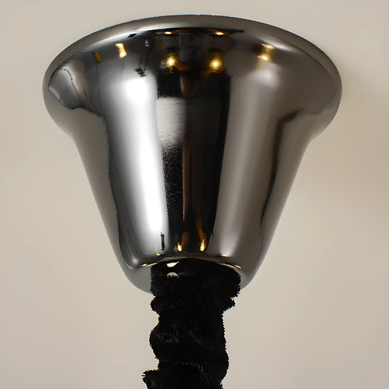 Modern Black 6/8 Light Candelabra Chandelier in Dimmable