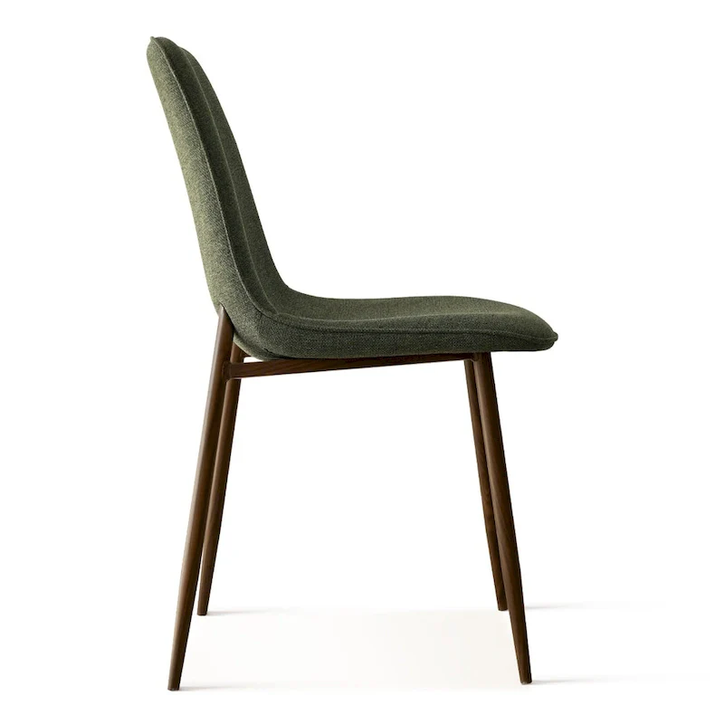 Modern Solid Back Side Dining Chair(Set of 4)