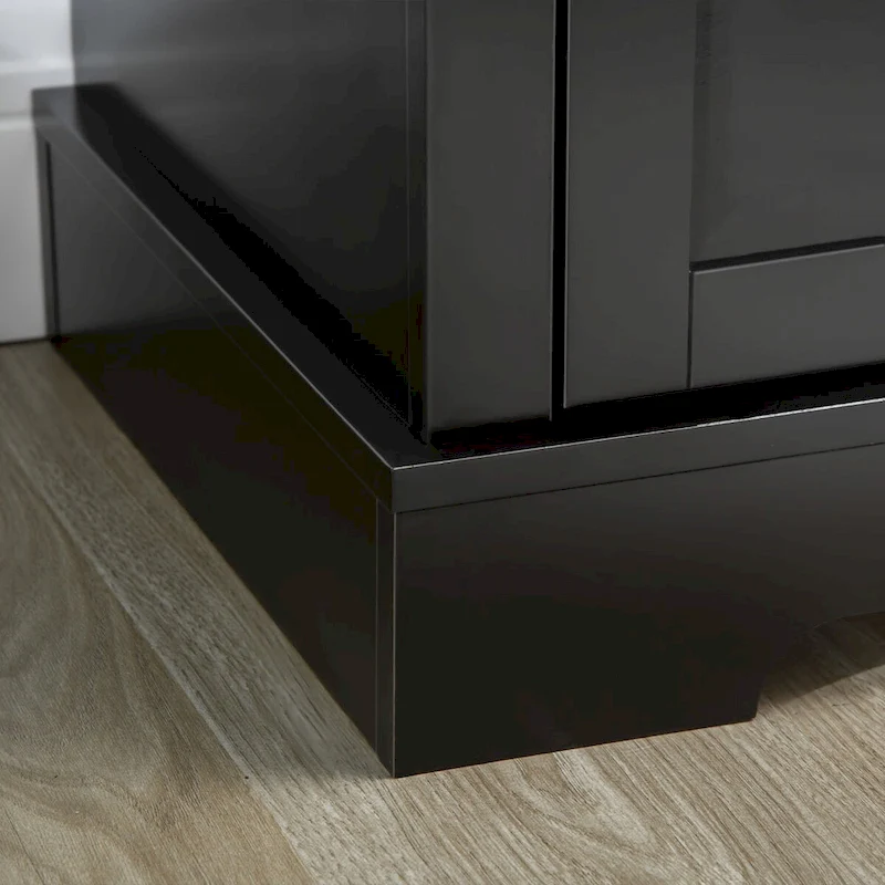 Sideboard Buffet Cabinet, Modern Kitchen Cabinet with 2 Drawers and Adjustable Shelves, Coffee Bar Cabinet