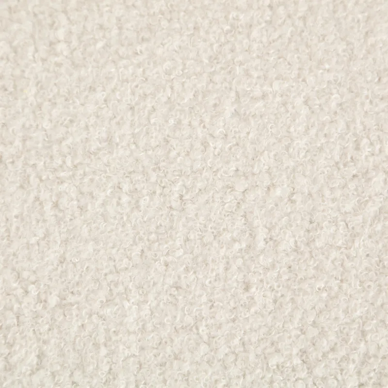 White Teddy 32.68 Upholstered 360 Swivel Barrel Chair with Metal Base