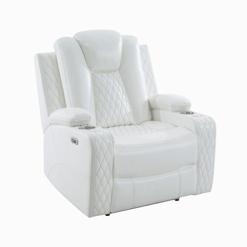 Deluxe Theater-Style Reclining Sofa Set with Power Recline, LED Lights, Wireless Charging and bluetooth Speaker