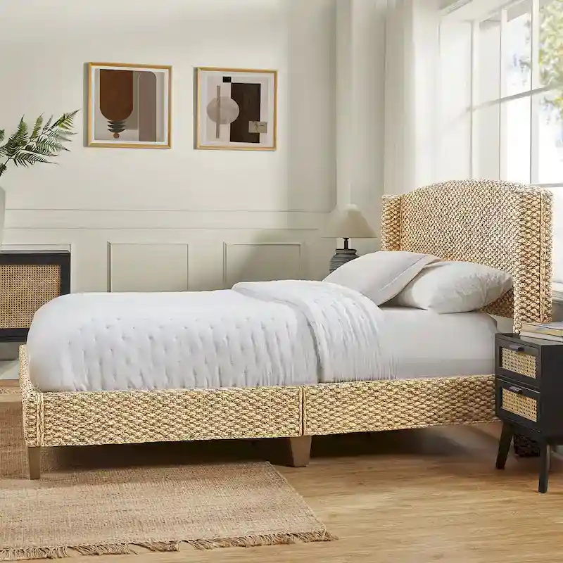 Ludwig Traditional Standard Bed with Wingback Design by HULALA HOME