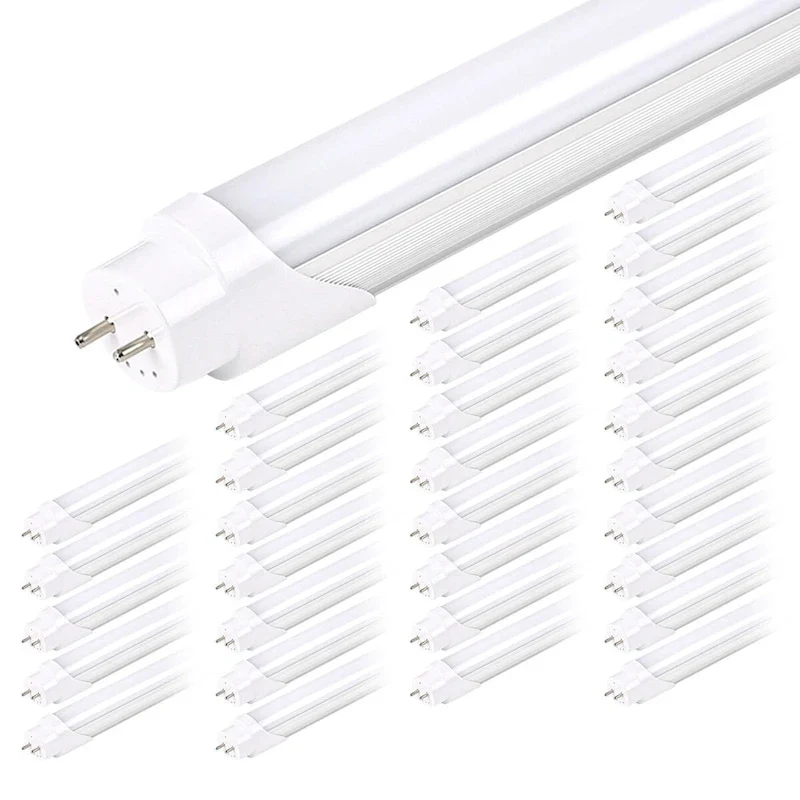 Luxuries 4FT LED T8 Ballast Bypass Type B Light Tube, 18W, Single-Ended & Dual-Ended Connection, 2300lm, 5000K, 30 Pack - 30pcs