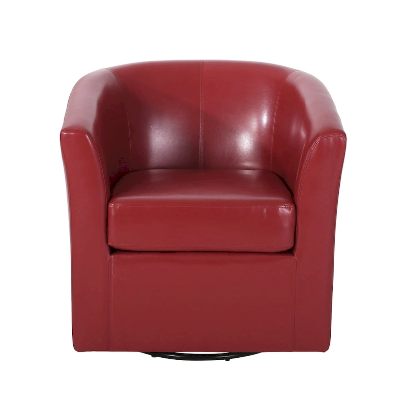 Daymian Swivel Club Chair by Christopher Knight Home - 29.00 D x 30.20 W x 30.50 H