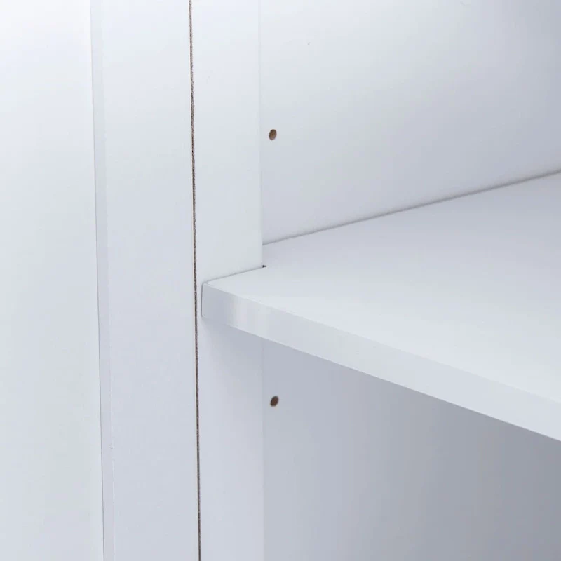 58.30 Inch MDF Sideboard with Adjustable Shelves