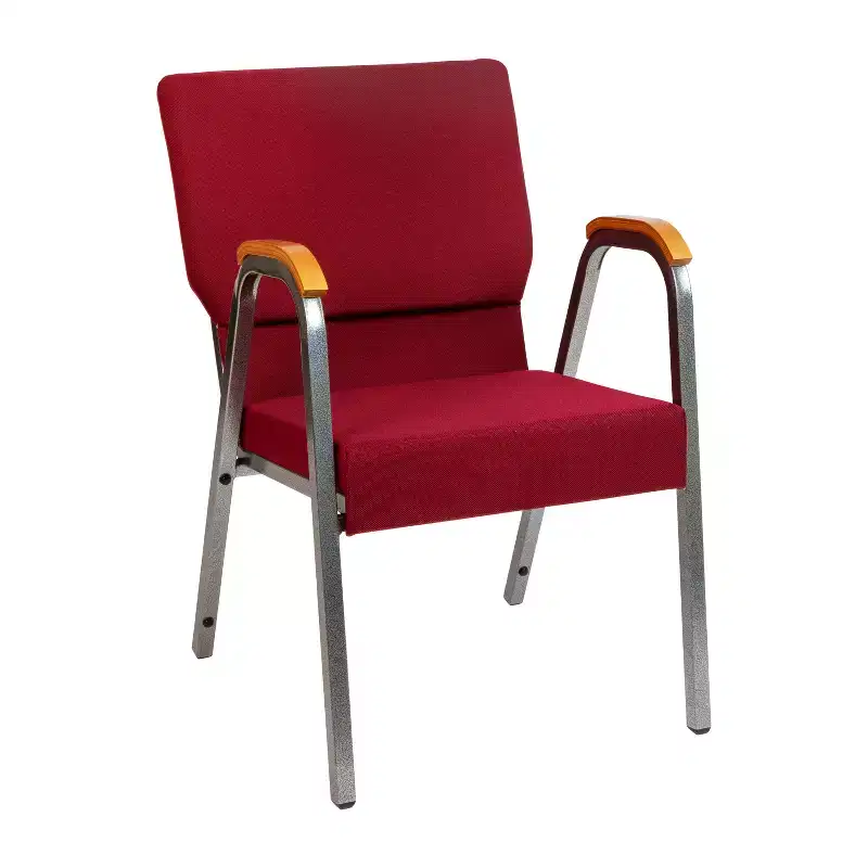 21 Stackable Church Chair with Arms