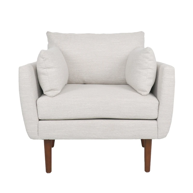 Gould Upholstered Club Chair with Accent Pillows by Christopher Knight Home