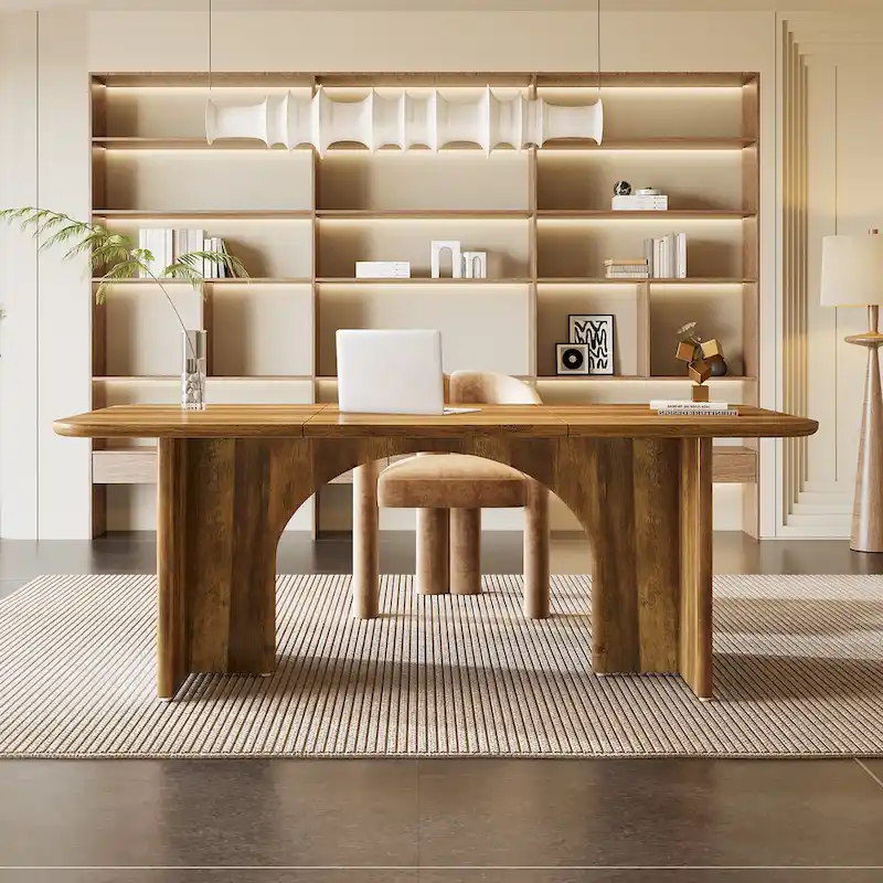 63 Executive Desk, Large Computer Desk Modern Home Office Desk