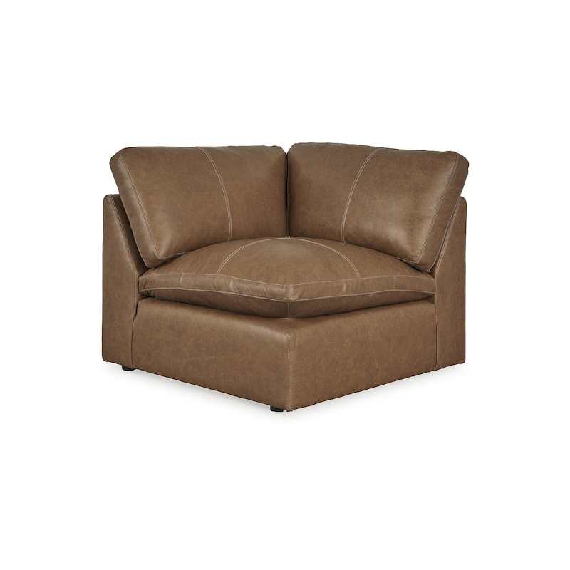 Signature Design by Ashley Emilia Medium Brown 5-Piece Sectional - 132W x 132D x 36H