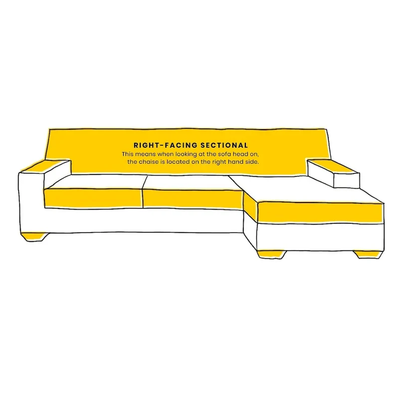 Poly & Bark Napa 104.5 Fabric Right Sectional Sofa