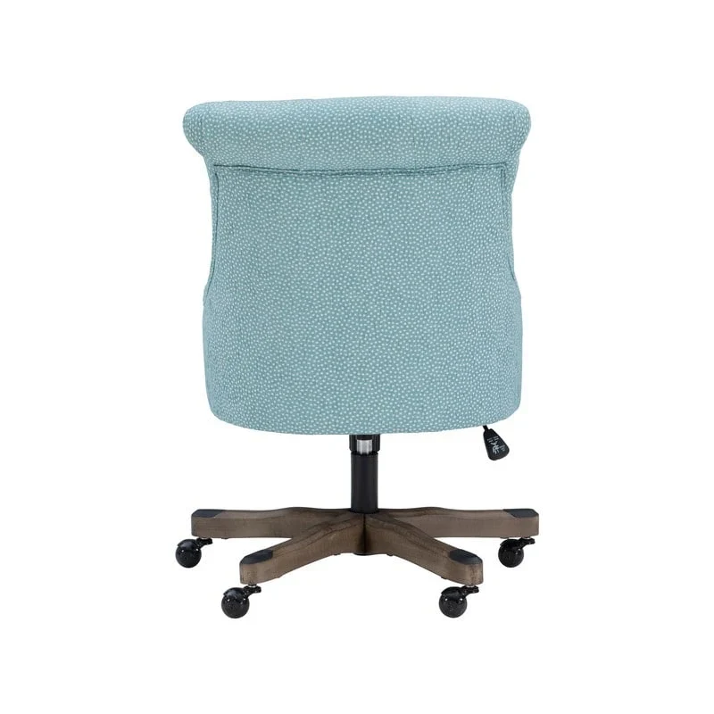 Bond Blue Speckled Upholstered Office Chair