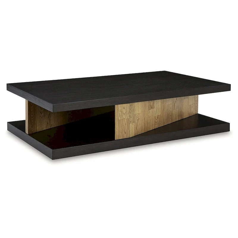 Signature Design by Ashley Kocomore Brown/Beige Coffee Table - 60W x 35D x 16H