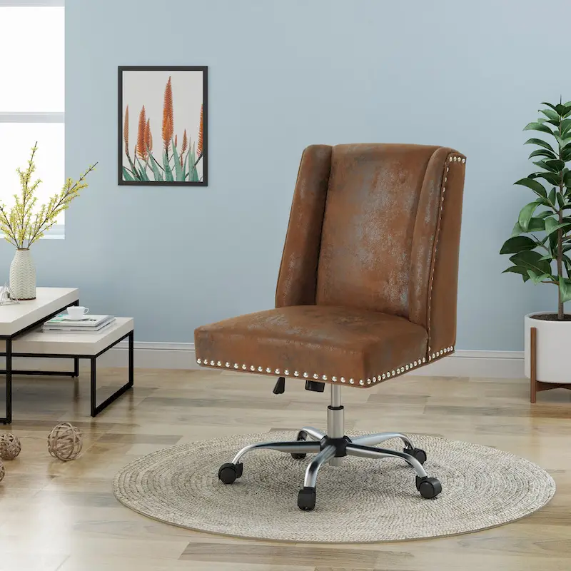 Chiara Home Office Desk Chair by Christopher Knight Home - N/A