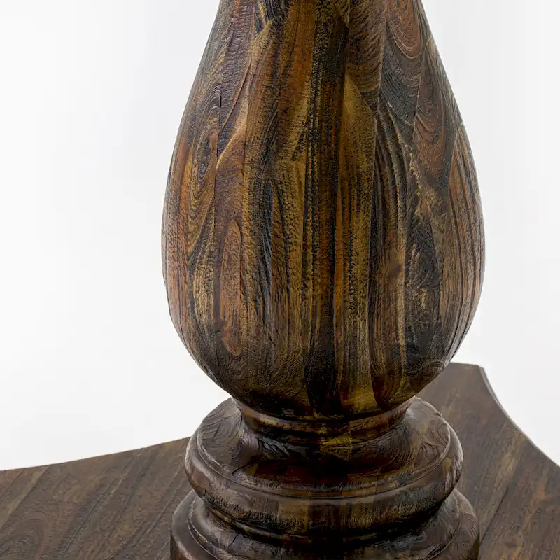 Modern Dining Table - a Round Kitchen Table Top with Pedestal Base, 48x48 Inch