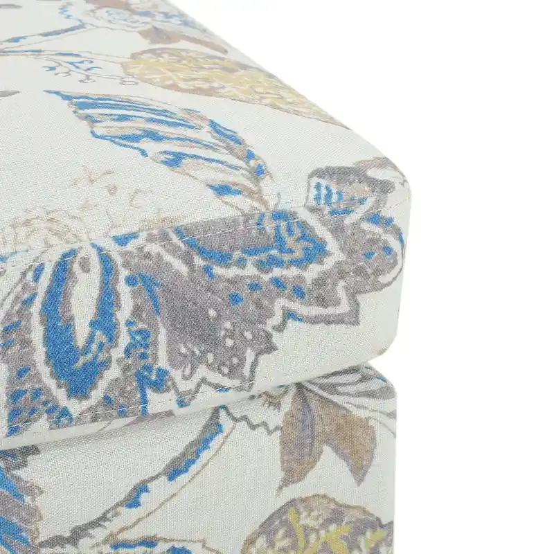 Rosella Fabric Ottoman by Christopher Knight Home