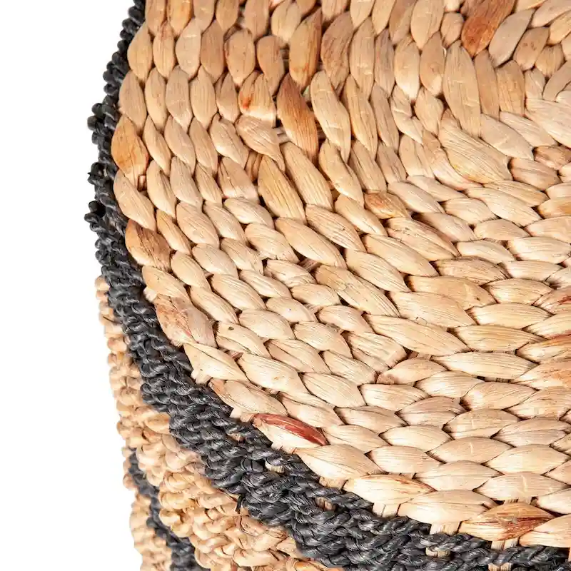 Lily Woven Seagrass And Water Hyacinth Accent Table by East at Main