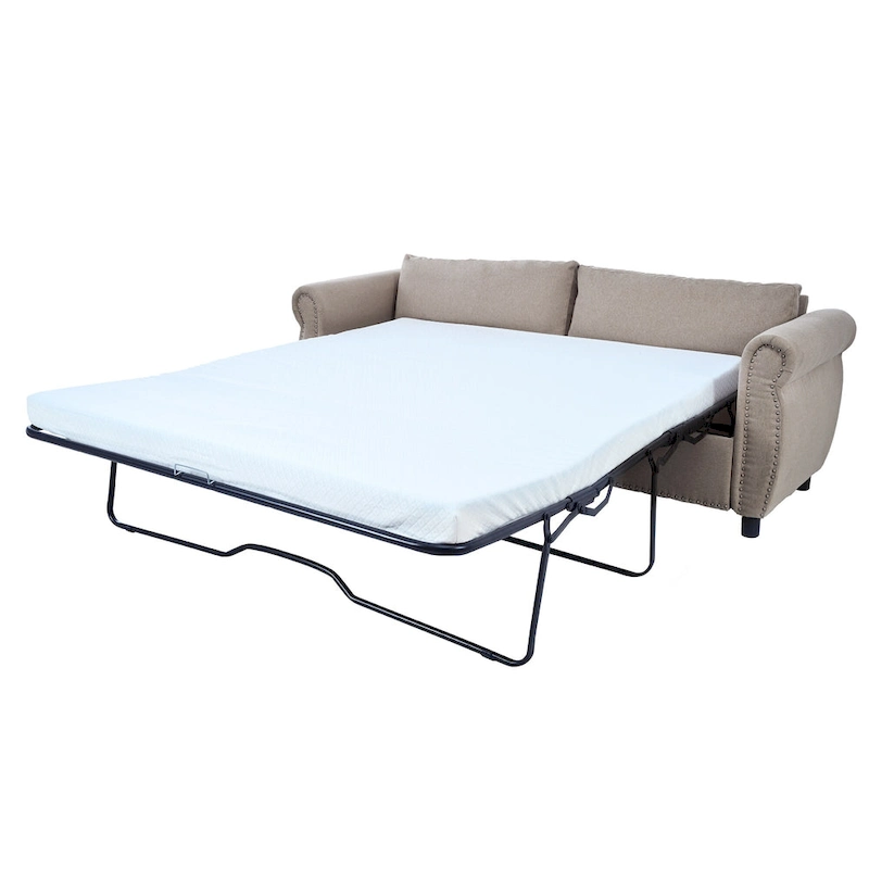 80.7 Pull-Out Sleeper Sofa Bed with Foam Mattress