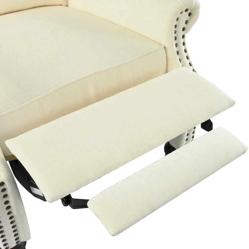 Barnn Upholstered Recliner with Wing Back by Christopher Knight Home