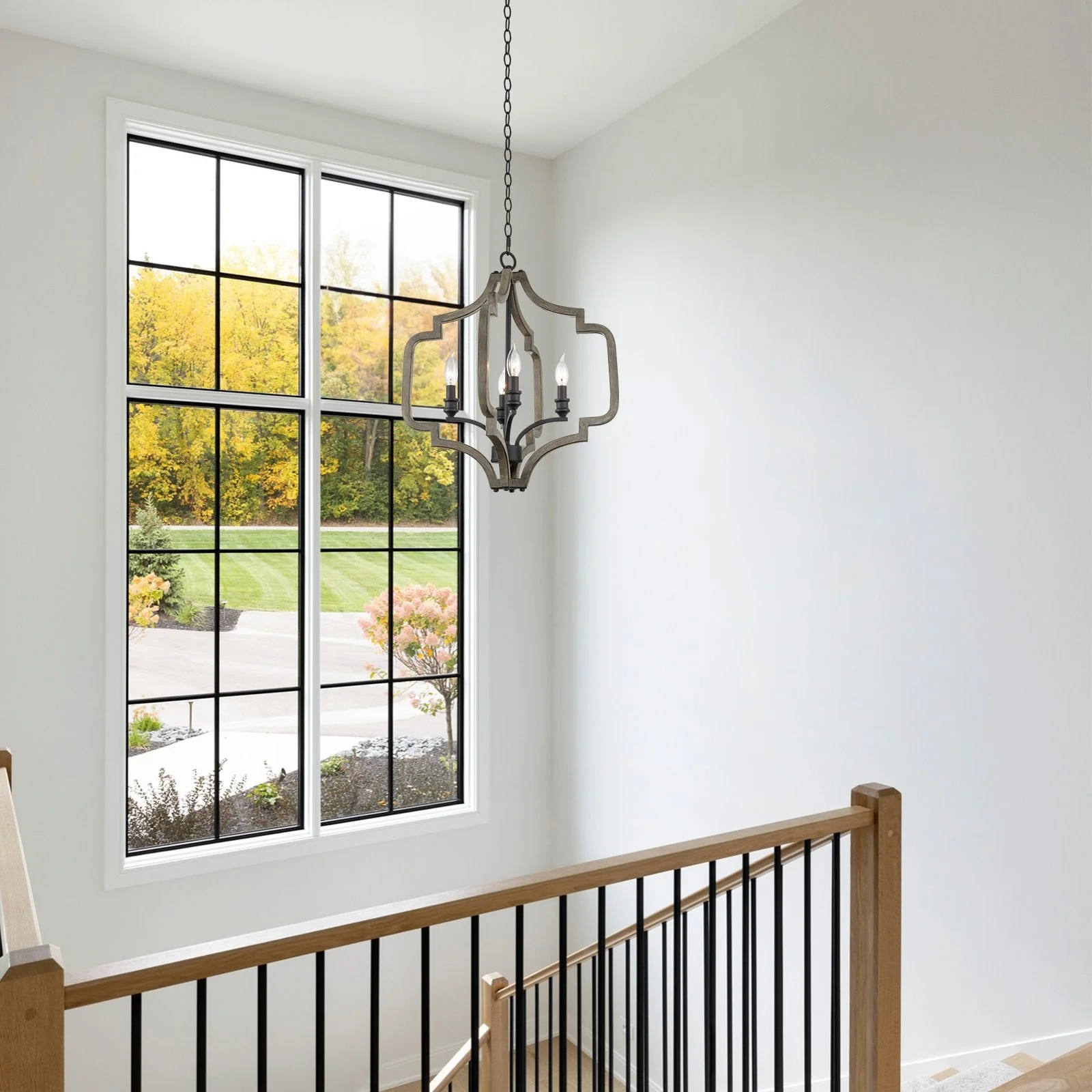 Atwood 23 4-Light Farmhouse Pendant Light Chandelier