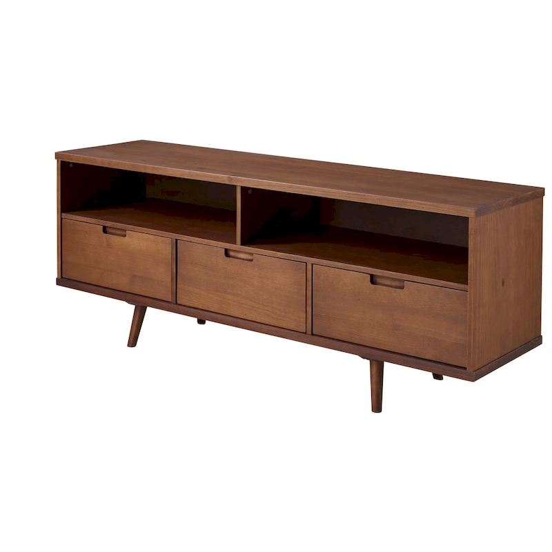 Middlebrook Alby 58-inch Mid-Century Solid Wood TV Stand