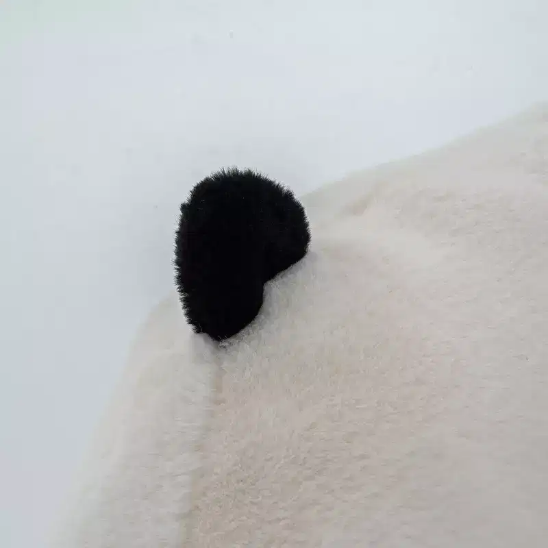 GDFStudio Gwenaelle Modern Panda-Shaped Beanbag Chair