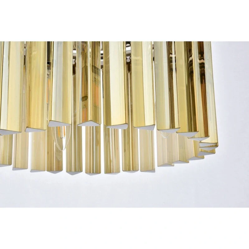 Royce Edge 3-Light Polished Nickel Pendant