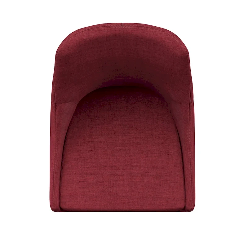 Sasha Espresso Barrel Back Counter Stools (Set of 2) iNSPIRE Q Modern