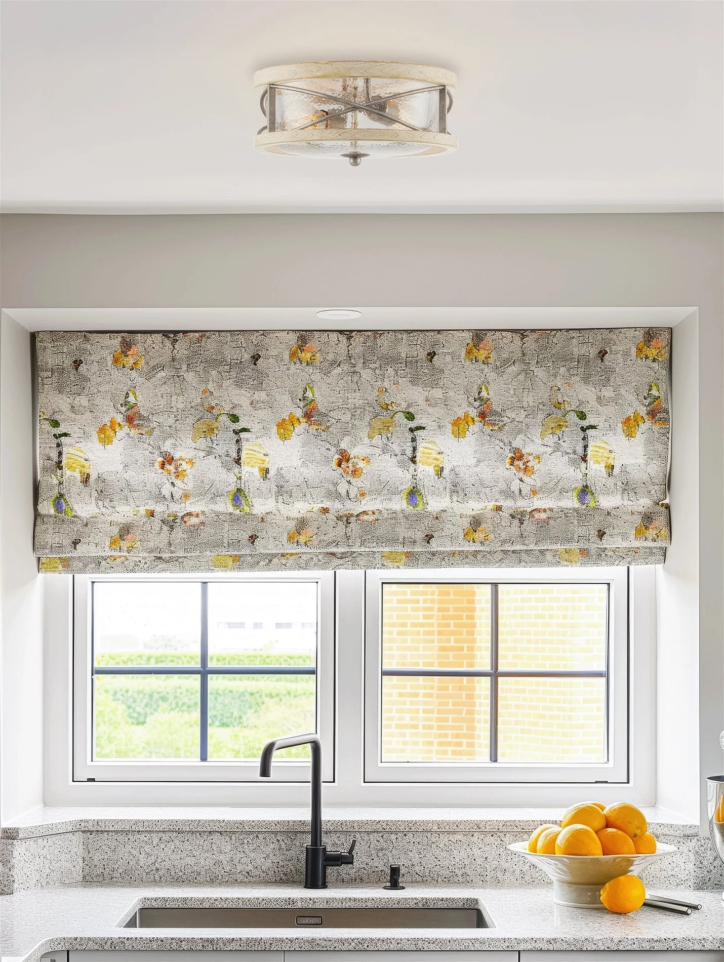 Blaylock 13 2-Light Modern Farmhouse Flush Mount Ceiling Light