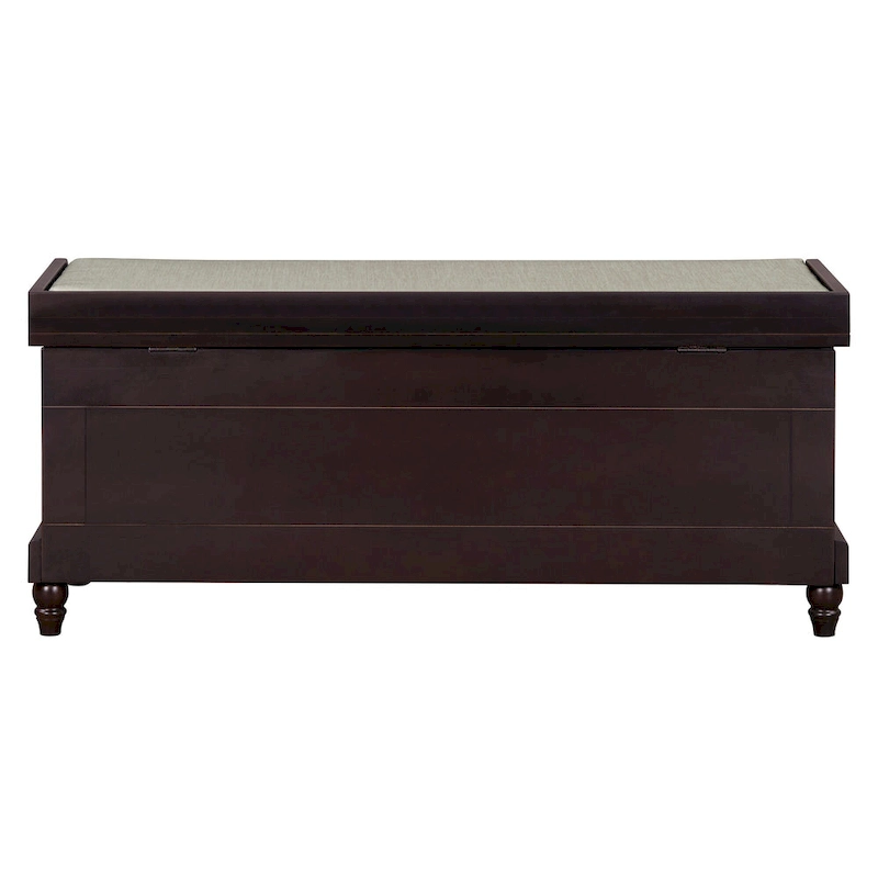 Classic Fluted Shoe Bench with Cushion & 3 Drawers