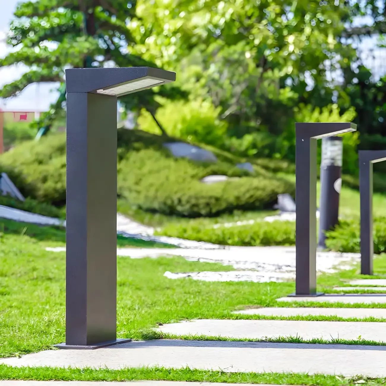Modern Sleek Solar LED Landscape Lighting