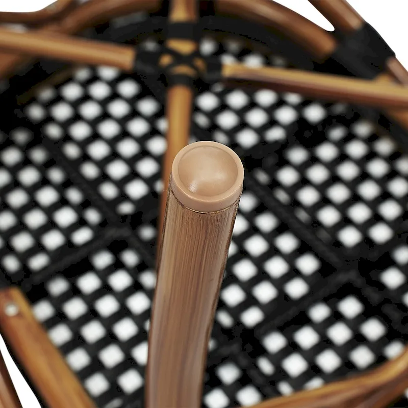 Stacking Bistro Chairs with Metal Frames