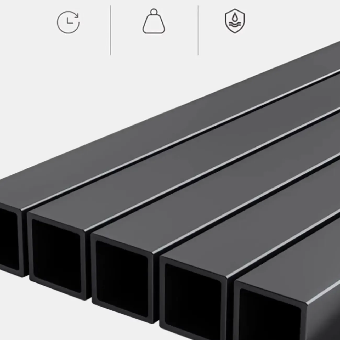 Modern White Round Nesting Coffee Table Set with Steel Base