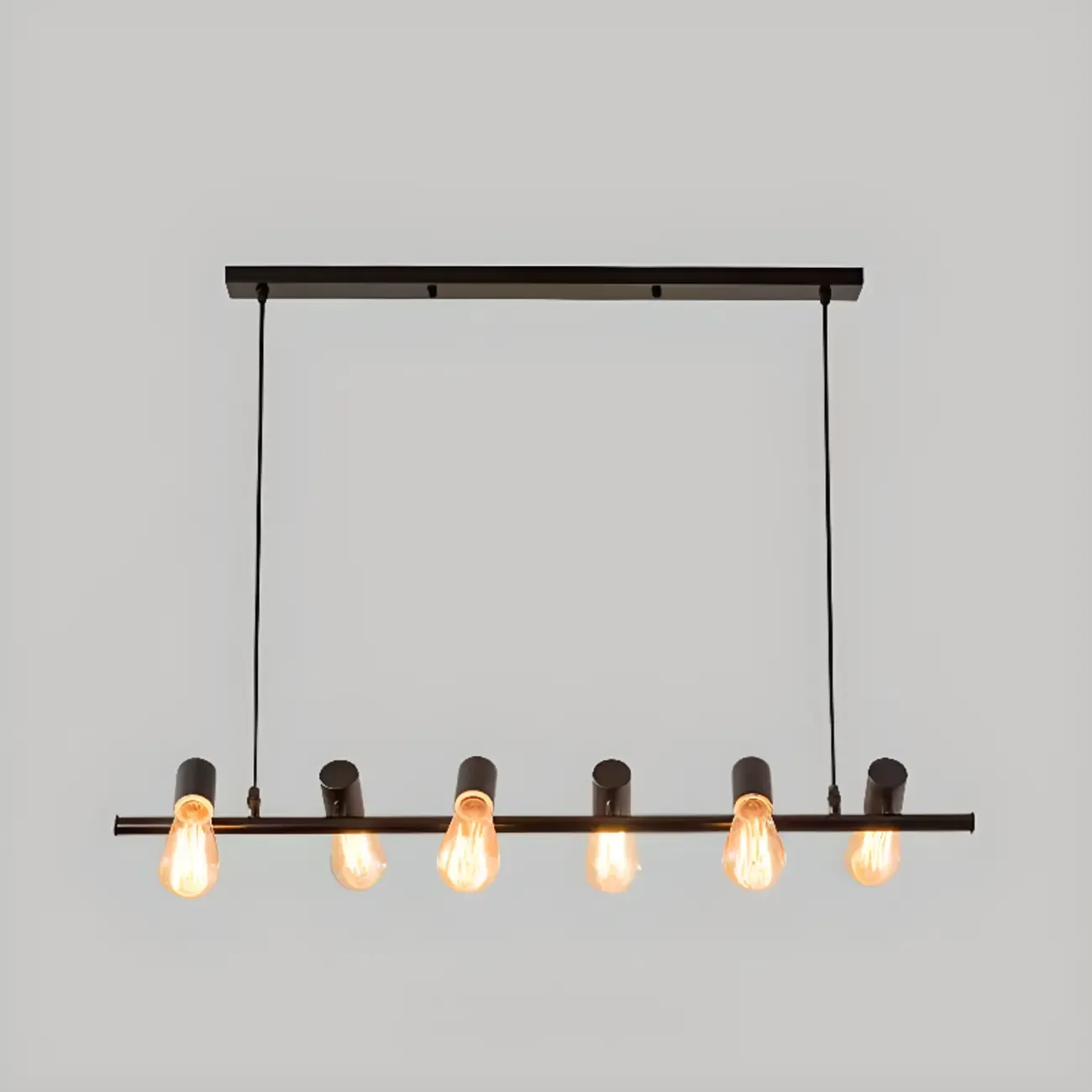 Industrial Black Metal Kitchen Island Pendant Light