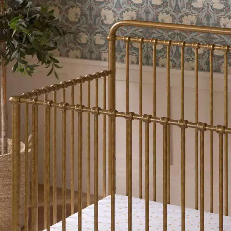 4-in-1 Convertible Metal Crib