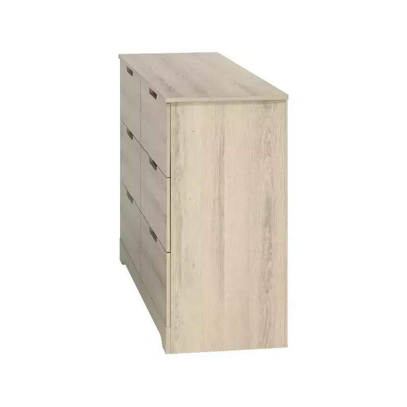 Galano 6 Drawer Dresser with Manufactured Wood Construction 47 W  15.6 D  31.7 H