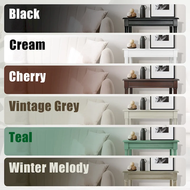 Copper Grove Reine Cream Side Table with Rattan Shelf