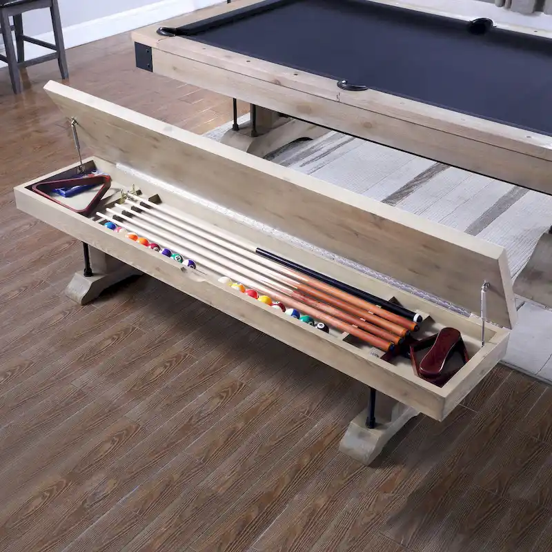 Manchester Slate Pool Table W/O Dinning top & Bench