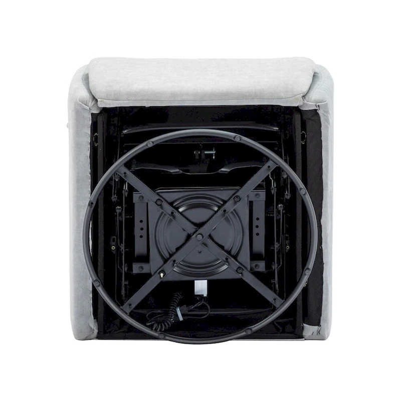 270 Degree Swivel Electric Recliner with a Phone Holder