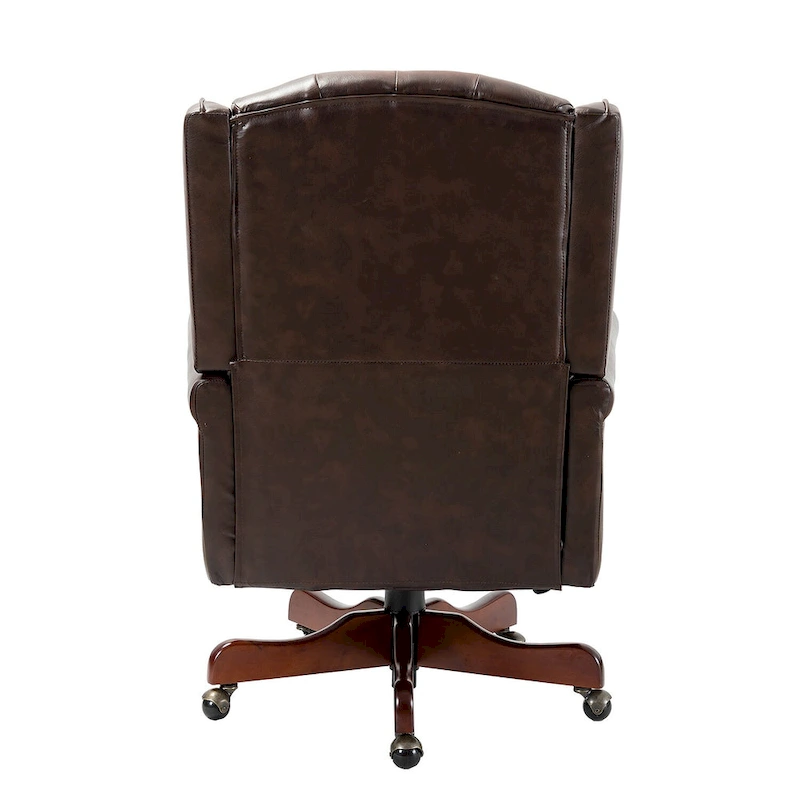 Maximiliano Modern Swivel Executive Chair with Tufted Back by HULALA HOME