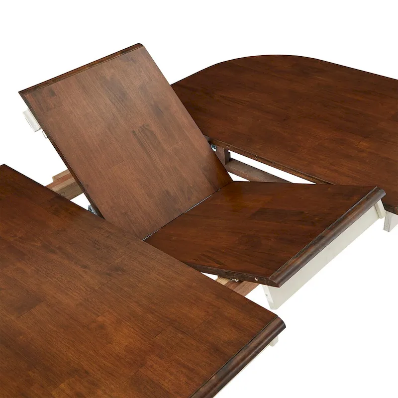 Mackenzie Country Antique Two-tone Dining Table by iNSPIRE Q Classic