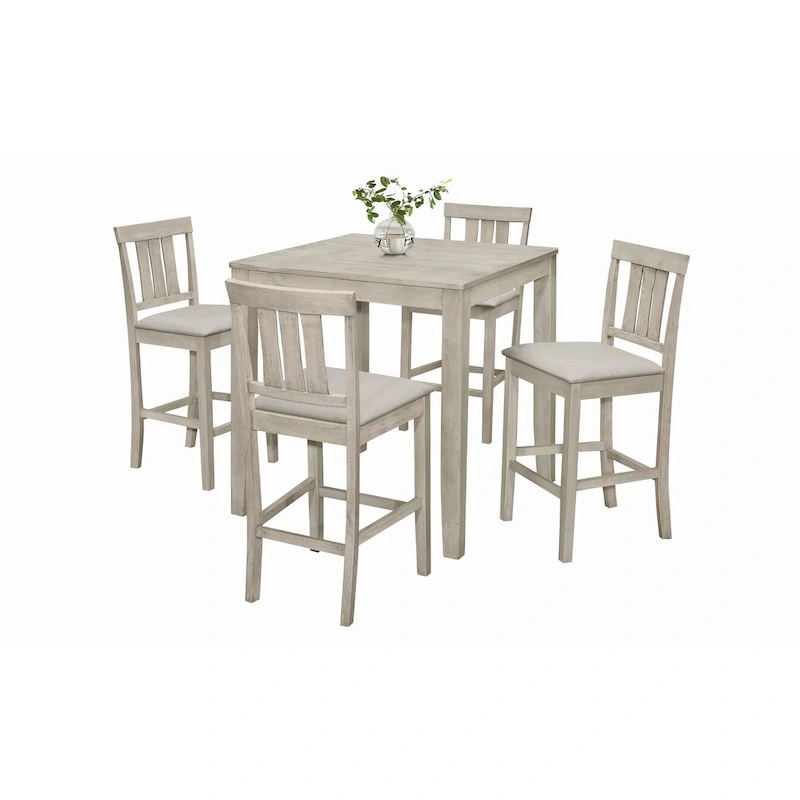 CraftPorch Clean-lines 5-piece Counter Height Dining Set